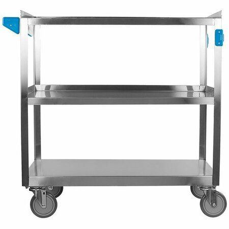 CARLISLE FOODSERVICE UC5032135 3 Shelf Stainless Steel Utility Cart - 35'' x 21'' x 32 1/2'' 271UC5032135